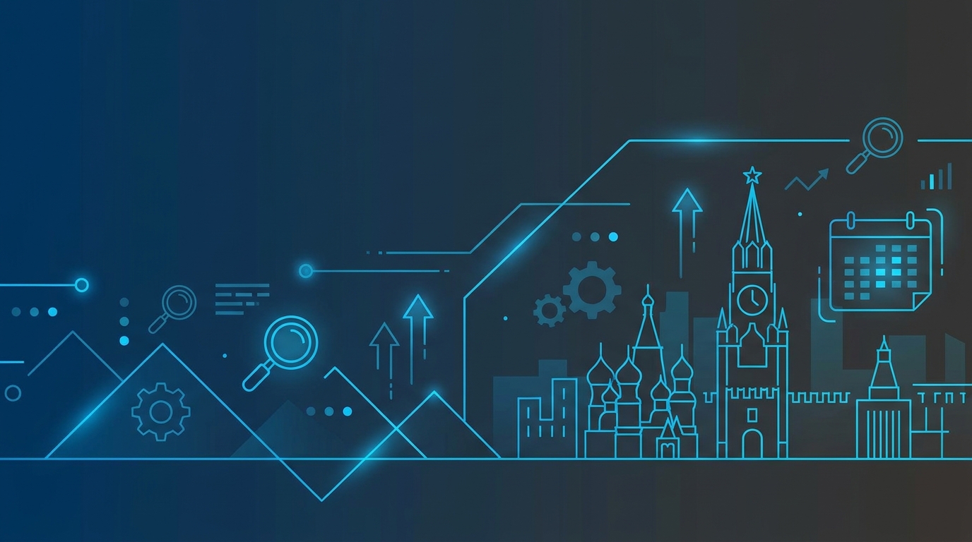 Инфографика: SEO-продвижение в Москве в 2026: сроки выхода в топ и от чего зависят